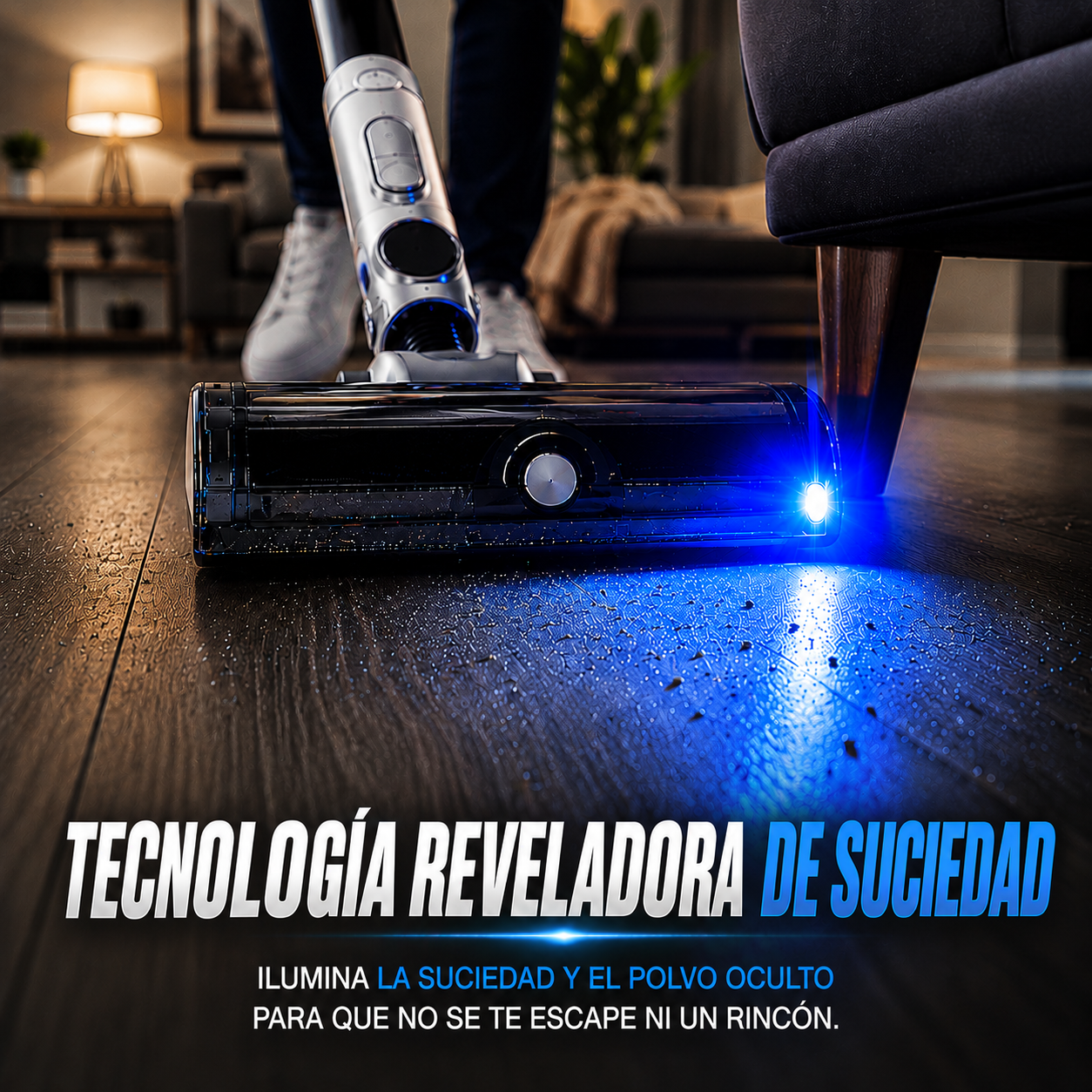 Lumina DirtGlow Pro – Aspiradora Inalámbrica Inteligente