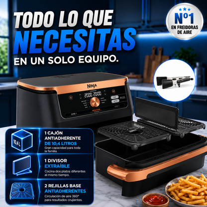Freidora Lumina de Aire Doble XL 10,4L