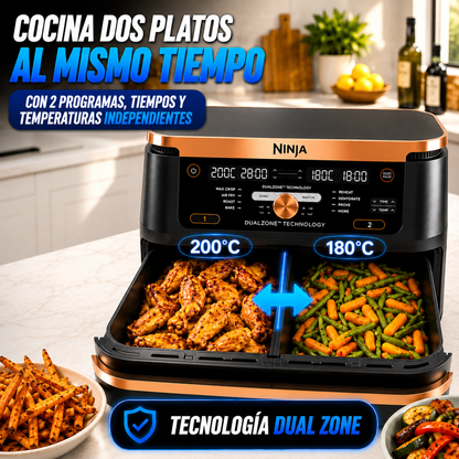 Freidora Lumina de Aire Doble XL 10,4L