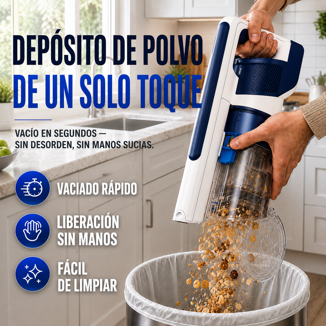 Lumina DirtGlow Pro – Aspiradora Inalámbrica Inteligente